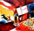 Burning House contemporary Marc Chagall